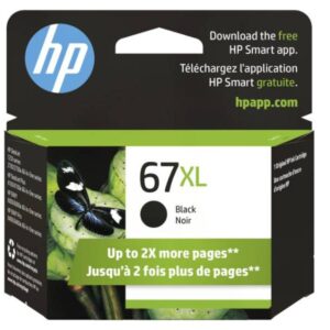 HP 67XL High Yield Black Original Ink Cartridge